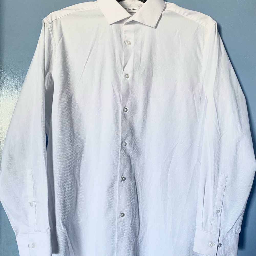 Calvin Klein Crisp White Dress Shirt
